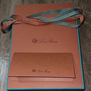 Loro Piana Brown and Teal Gift Set